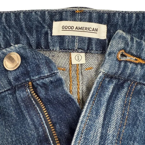 Good American Blue Denim Mini Skirt - Picture 6 of 11